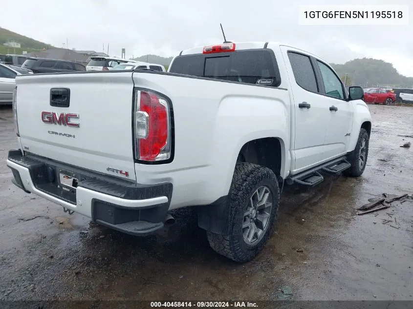 1GTG6FEN5N1195518 2022 GMC Canyon 4Wd Short Box At4 - Leather