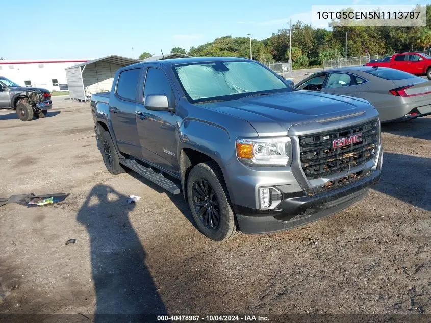 1GTG5CEN5N1113787 2022 GMC Canyon 2Wd Short Box Elevation