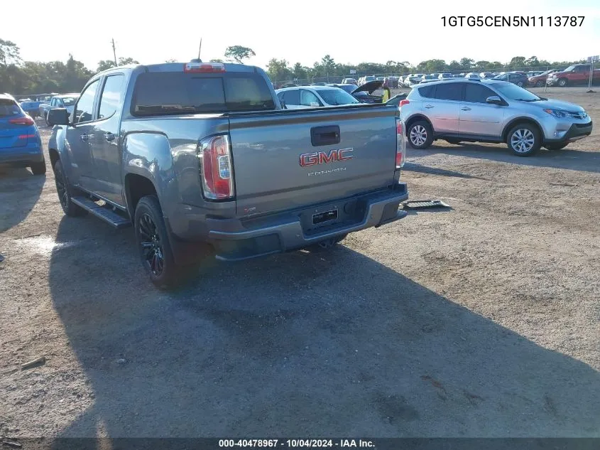 1GTG5CEN5N1113787 2022 GMC Canyon 2Wd Short Box Elevation