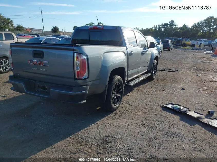 1GTG5CEN5N1113787 2022 GMC Canyon 2Wd Short Box Elevation