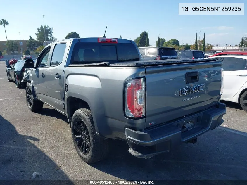 1GTG5CEN5N1259235 2022 GMC Canyon 2Wd Short Box Elevation