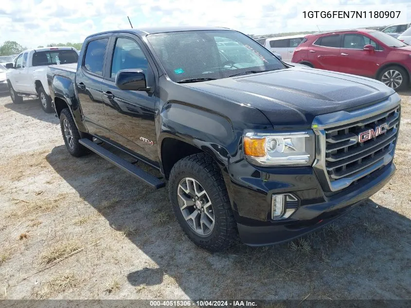 1GTG6FEN7N1180907 2022 GMC Canyon 4Wd Short Box At4 - Cloth