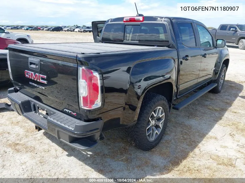 1GTG6FEN7N1180907 2022 GMC Canyon 4Wd Short Box At4 - Cloth