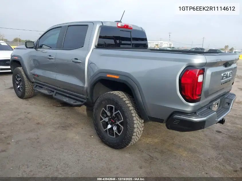 1GTP6EEK2R1114612 2024 GMC Canyon 4Wd At4X
