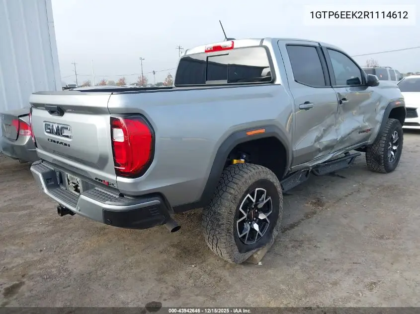 1GTP6EEK2R1114612 2024 GMC Canyon 4Wd At4X