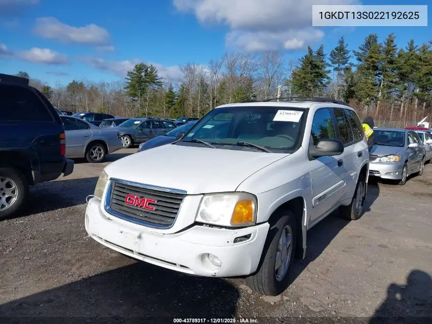 1GKDT13S022192625 2002 GMC Envoy Sle