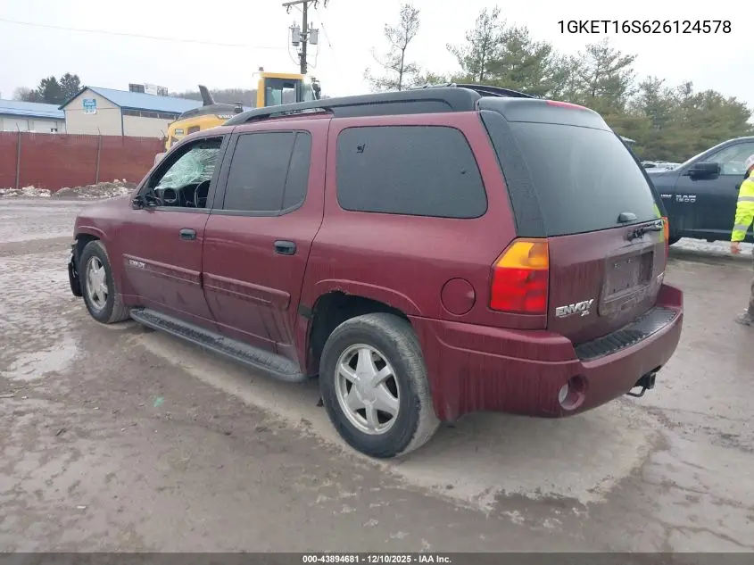 1GKET16S626124578 2002 GMC Envoy Xl Sle