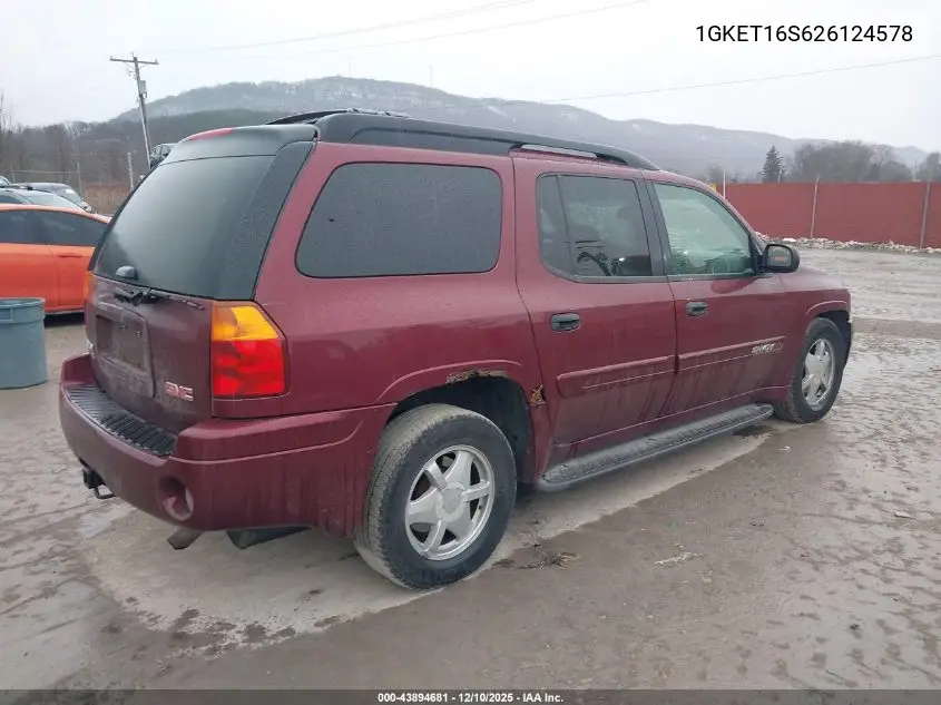 1GKET16S626124578 2002 GMC Envoy Xl Sle