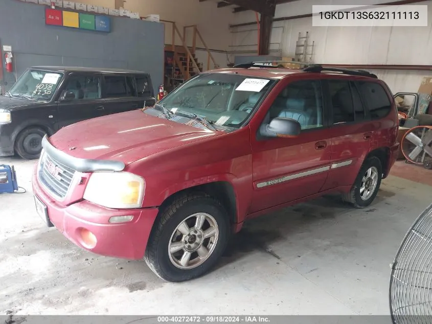 1GKDT13S632111113 2003 GMC Envoy Slt