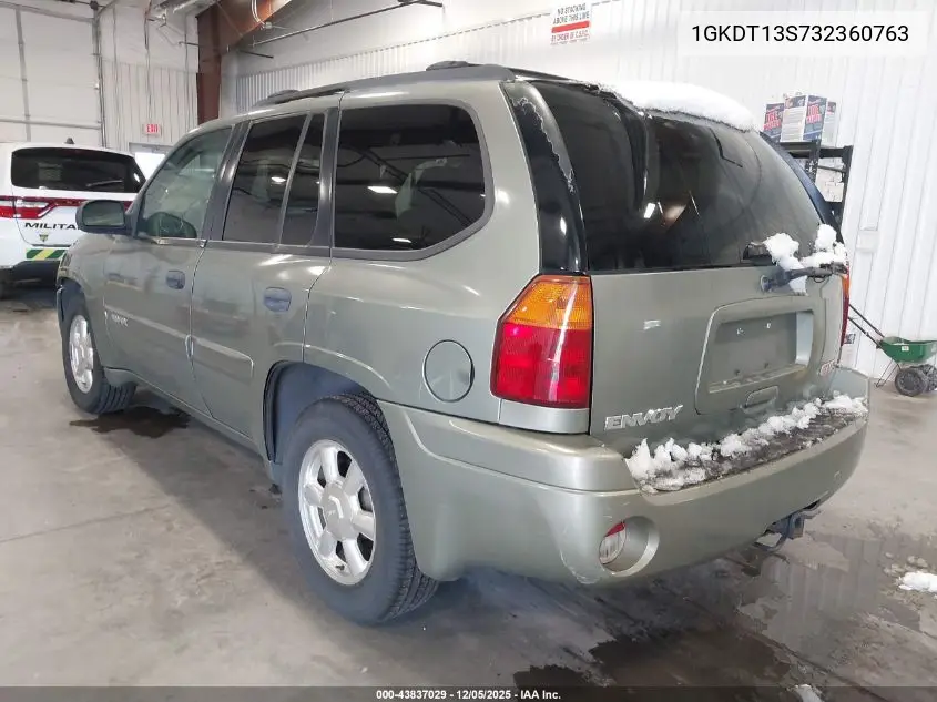 1GKDT13S732360763 2003 GMC Envoy Sle