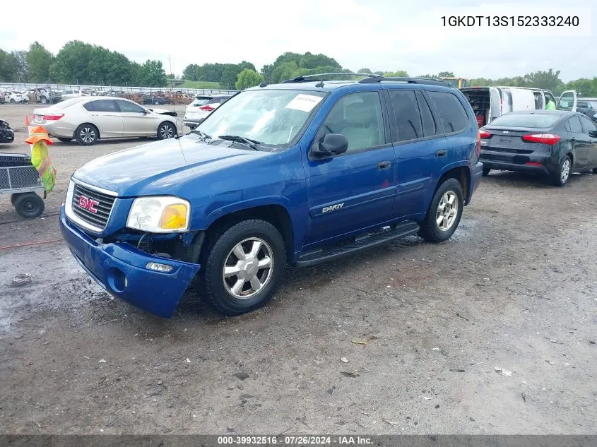 1GKDT13S152333240 2005 GMC Envoy Sle