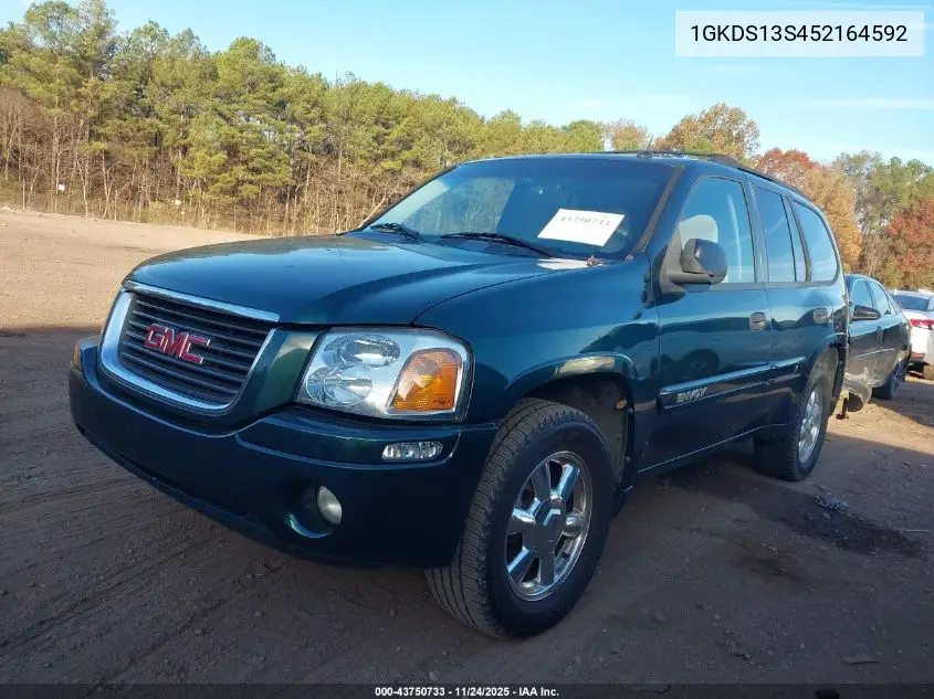 1GKDS13S452164592 2005 GMC Envoy Sle