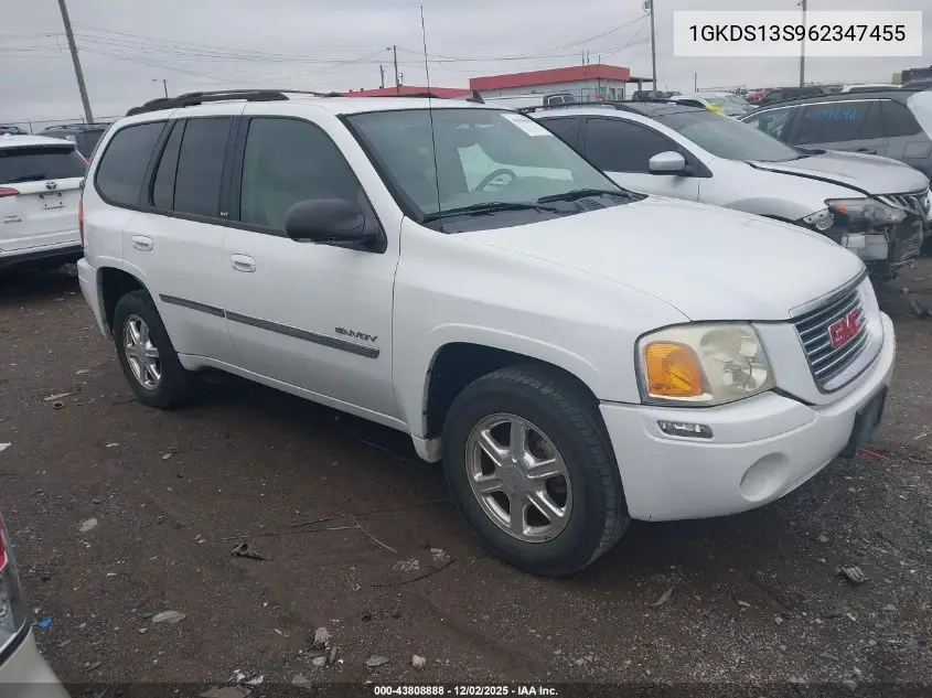 1GKDS13S962347455 2006 GMC Envoy Slt