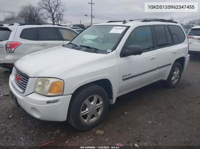 1GKDS13S962347455 2006 GMC Envoy Slt