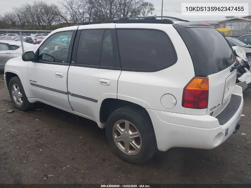 1GKDS13S962347455 2006 GMC Envoy Slt