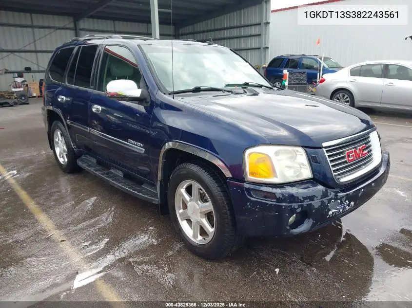 1GKDT13S382243561 2008 GMC Envoy Slt