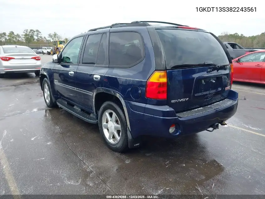 1GKDT13S382243561 2008 GMC Envoy Slt