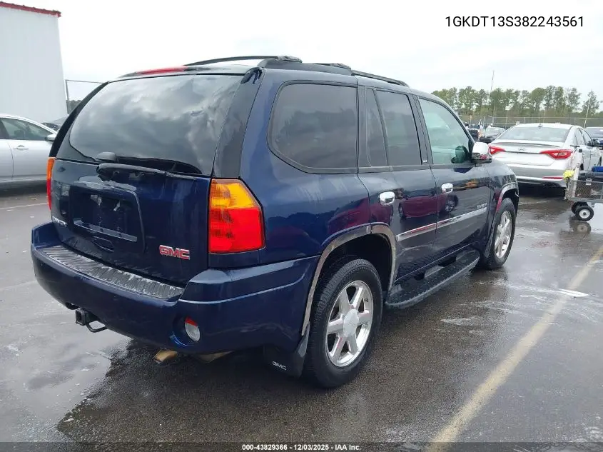 1GKDT13S382243561 2008 GMC Envoy Slt
