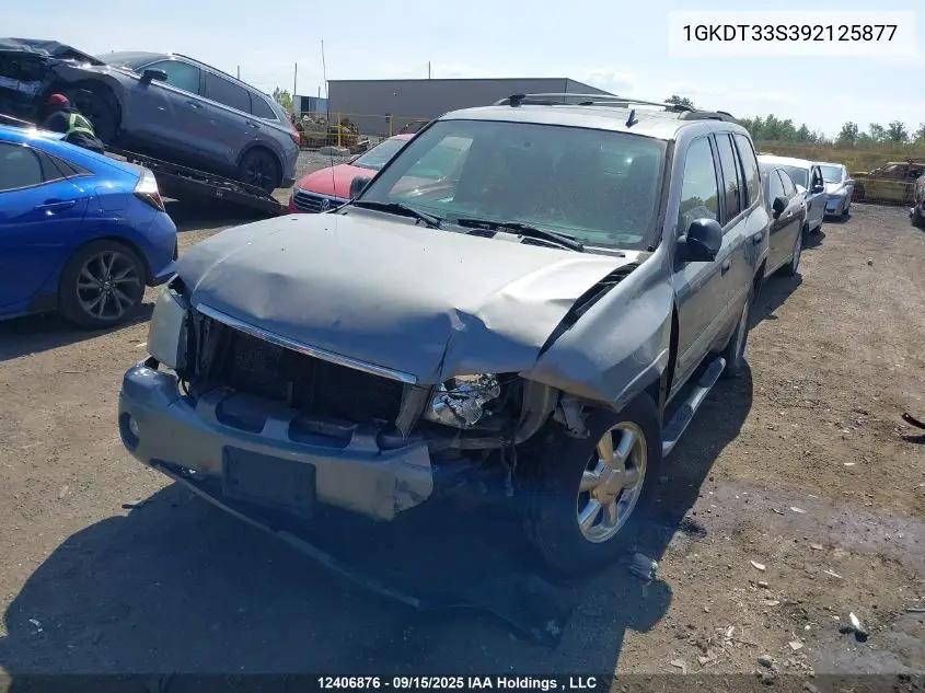 1GKDT33S392125877 2009 GMC Envoy Sle
