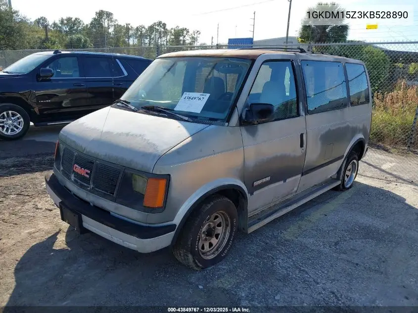 1GKDM15Z3KB528890 1989 GMC Safari