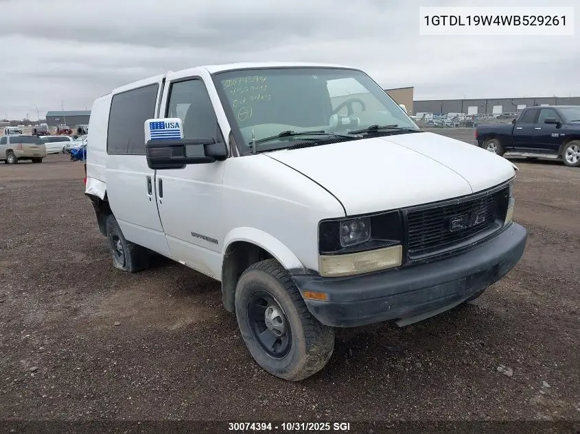 1GTDL19W4WB529261 1998 GMC Safari Xt