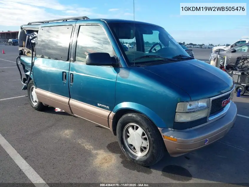 1GKDM19W2WB505476 1998 GMC Safari Sle