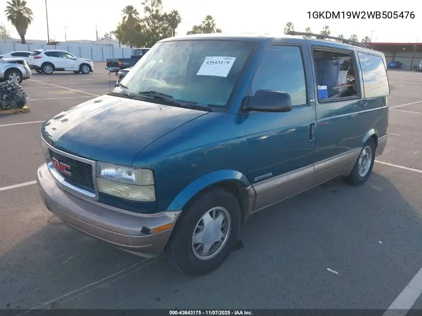 1GKDM19W2WB505476 1998 GMC Safari Sle