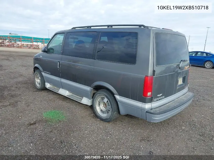 1GKEL19W2XB510718 1999 GMC Safari Xt