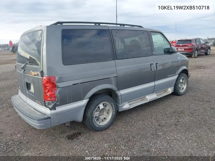 1GKEL19W2XB510718 1999 GMC Safari Xt