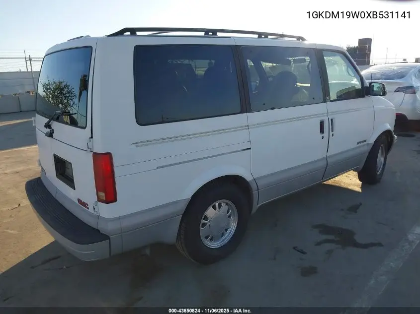 1GKDM19W0XB531141 1999 GMC Safari Slt