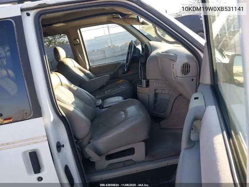 1GKDM19W0XB531141 1999 GMC Safari Slt