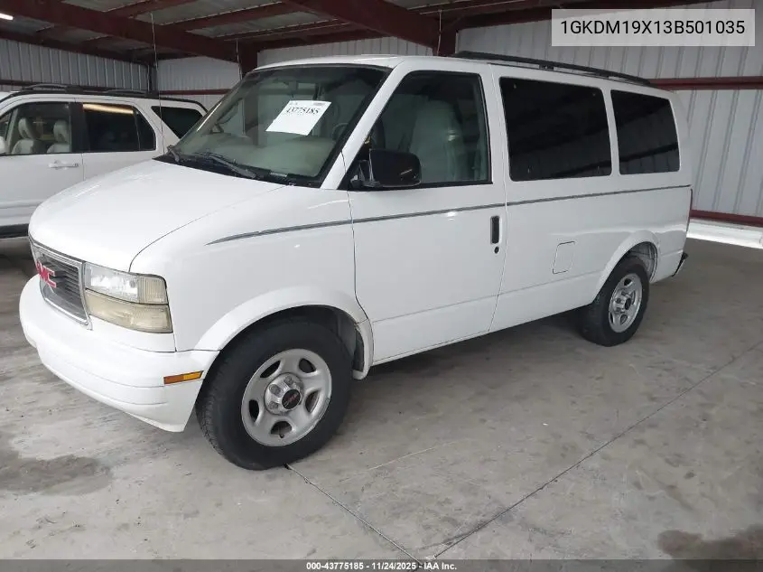 1GKDM19X13B501035 2003 GMC Safari