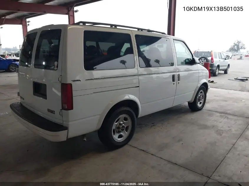 1GKDM19X13B501035 2003 GMC Safari