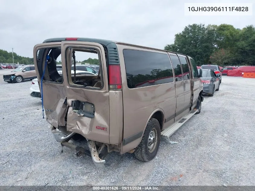 1GJHG39G6111F4828 2001 GMC Savana G3500