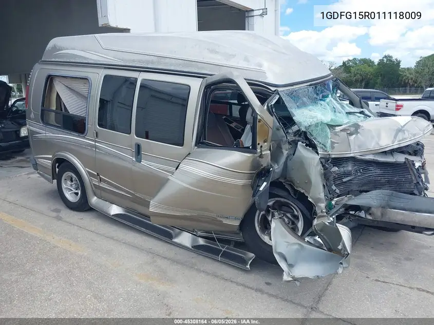 2001 GMC Savana Upfitter VIN: 1GDFG15R011118009 Lot: 45308164