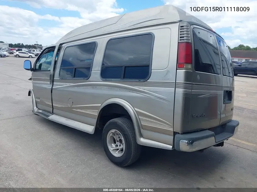 2001 GMC Savana Upfitter VIN: 1GDFG15R011118009 Lot: 45308164