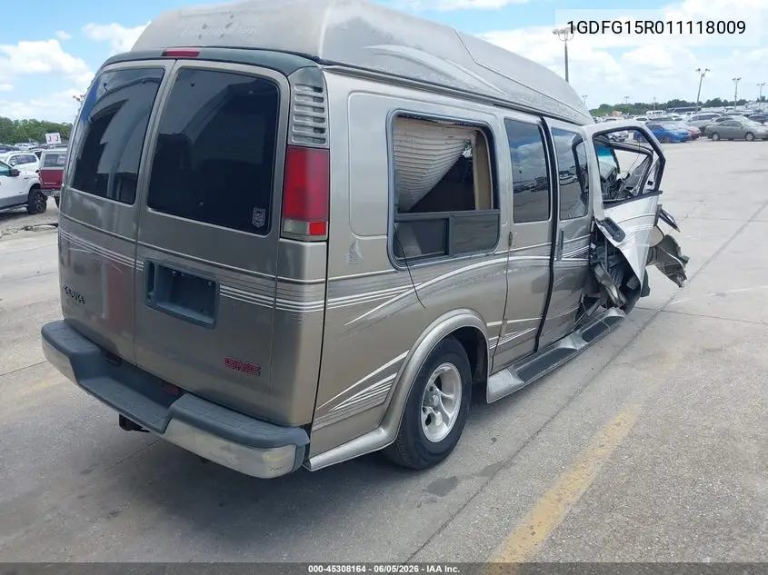 2001 GMC Savana Upfitter VIN: 1GDFG15R011118009 Lot: 45308164