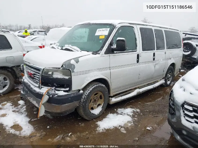 1GDFG15T151186546 2005 GMC Savana Upfitter