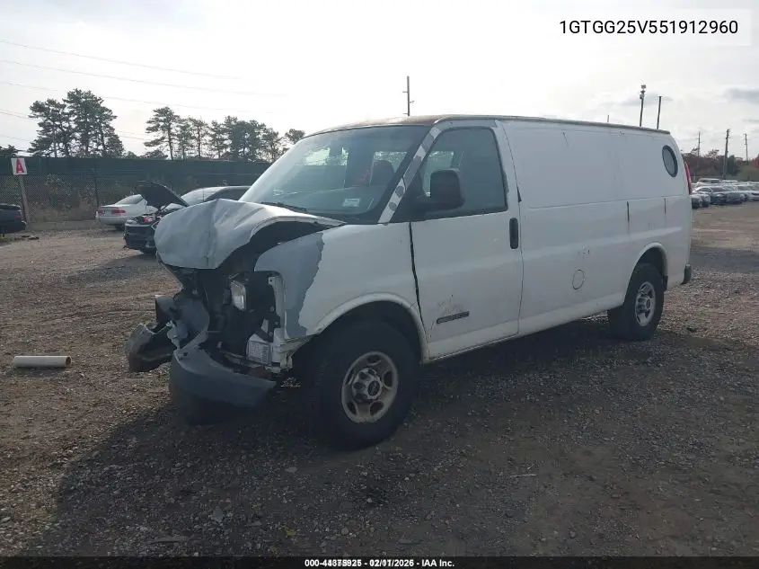 1GTGG25V551912960 2005 GMC Savana Standard
