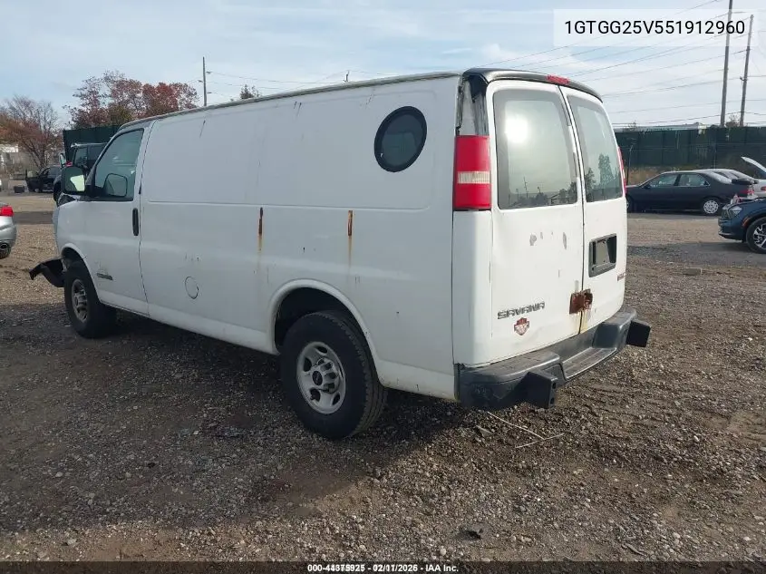 1GTGG25V551912960 2005 GMC Savana Standard