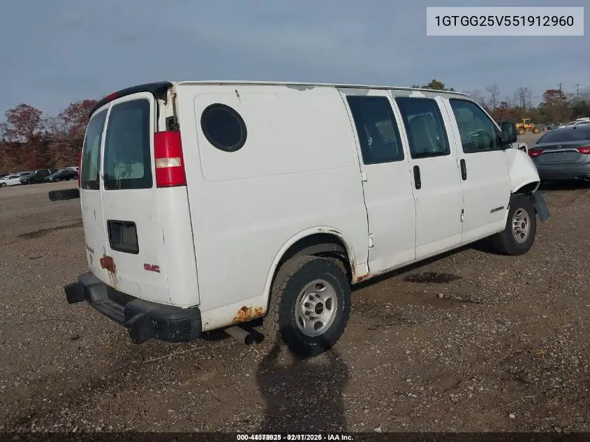 1GTGG25V551912960 2005 GMC Savana Standard