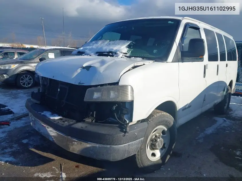 1GJHG35U161102995 2006 GMC Savana Ls