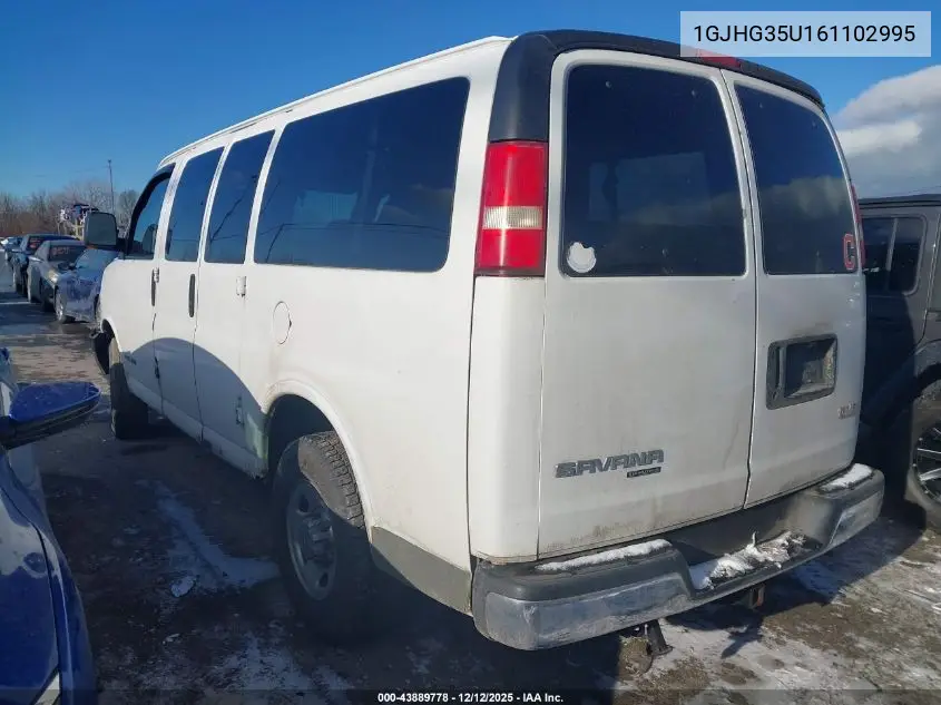 1GJHG35U161102995 2006 GMC Savana Ls