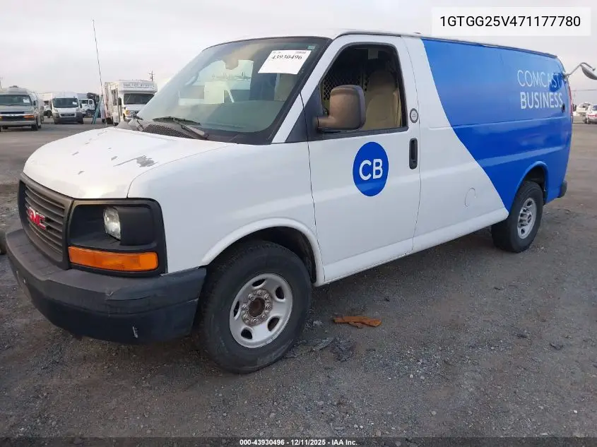 1GTGG25V471177780 2007 GMC Savana Work Van