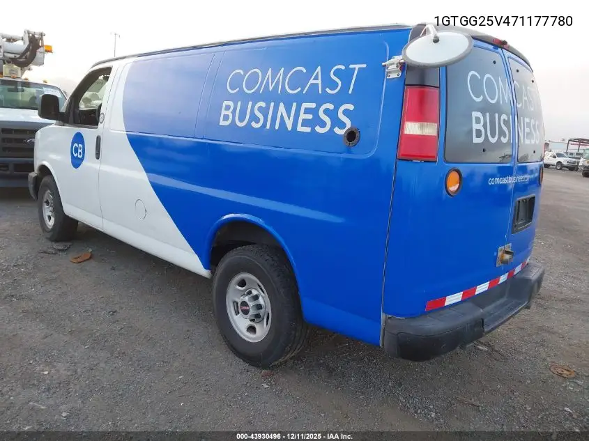 1GTGG25V471177780 2007 GMC Savana Work Van
