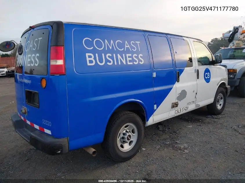 1GTGG25V471177780 2007 GMC Savana Work Van