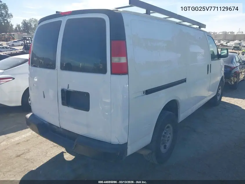 1GTGG25V771129674 2007 GMC Savana Work Van