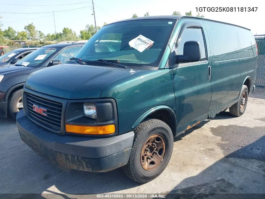 1GTGG25K081181347 2008 GMC Savana G2500