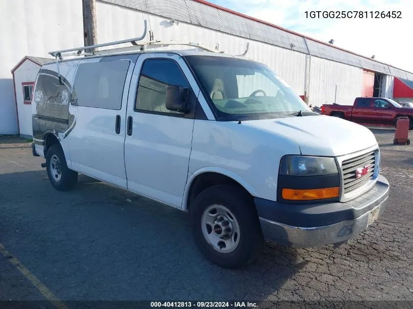 1GTGG25C781126452 2008 GMC Savana Work Van