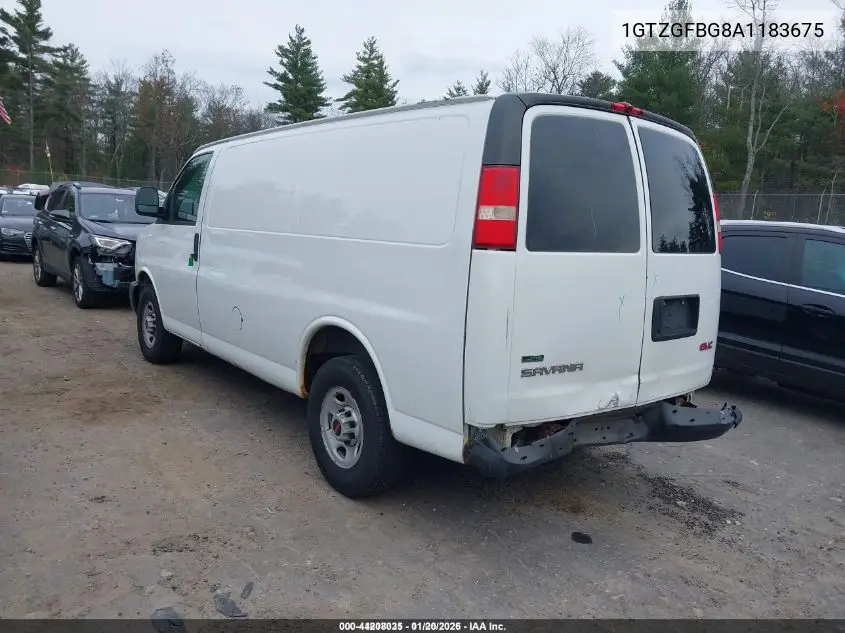 1GTZGFBG8A1183675 2010 GMC Savana 2500 Work Van